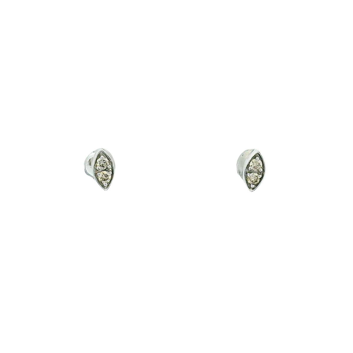 Best Seller 14KWG Diamond Stud Earrings