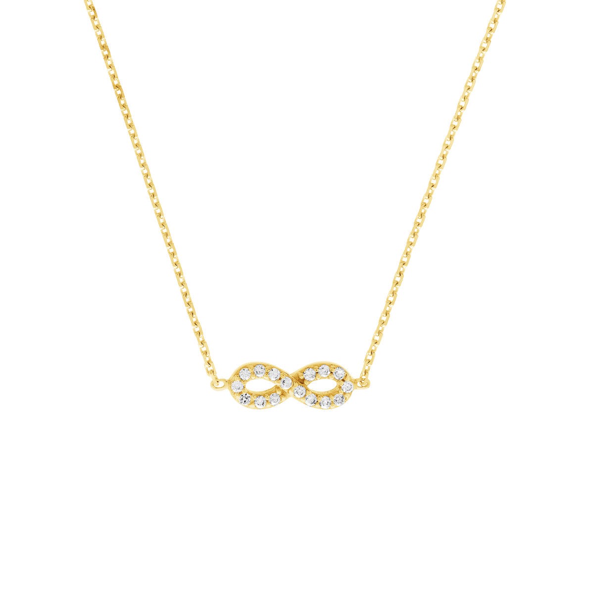MINI CZ INFINITY NECKLACE