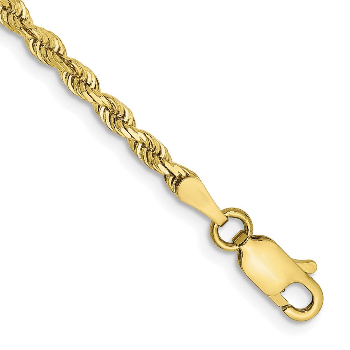 10k D/C Quadruple Rope Chain Anklet