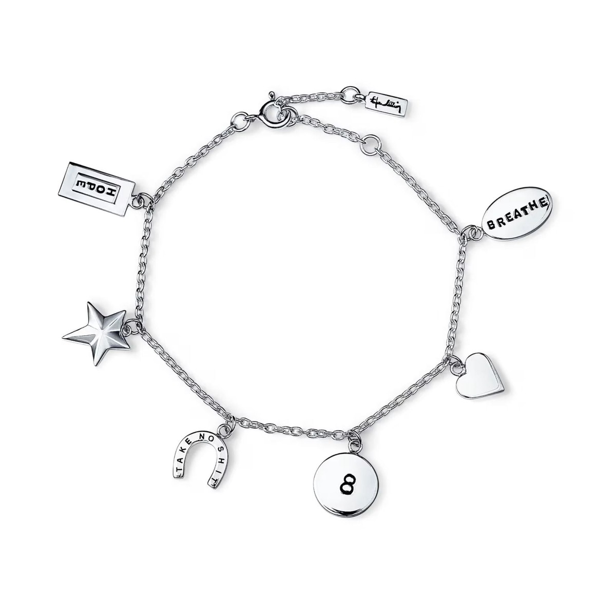 Efva Attling Mini Messages Bracelet, Silver