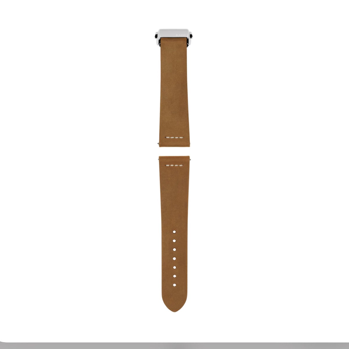 X Light brown leather strap