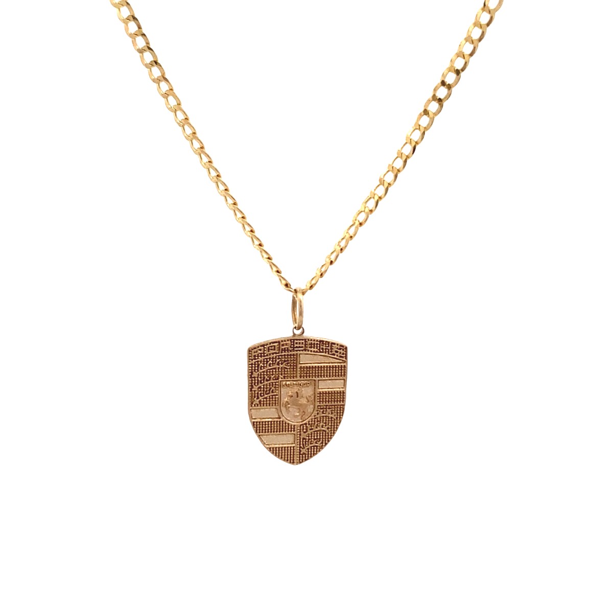 14K Gold Pors Custom Pendant
