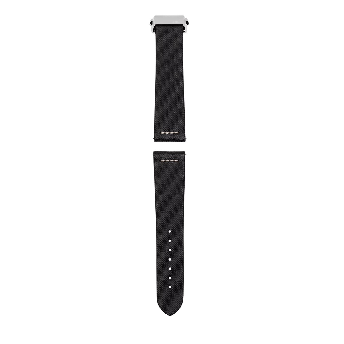 X Black leather Strap