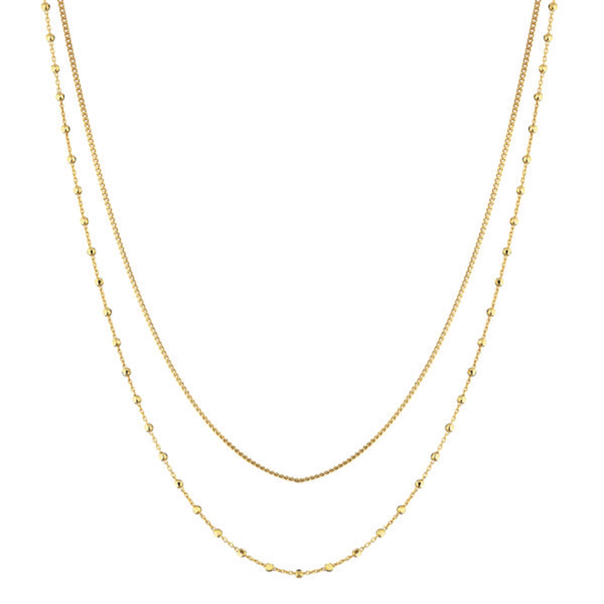 Beaded Layered Necklace