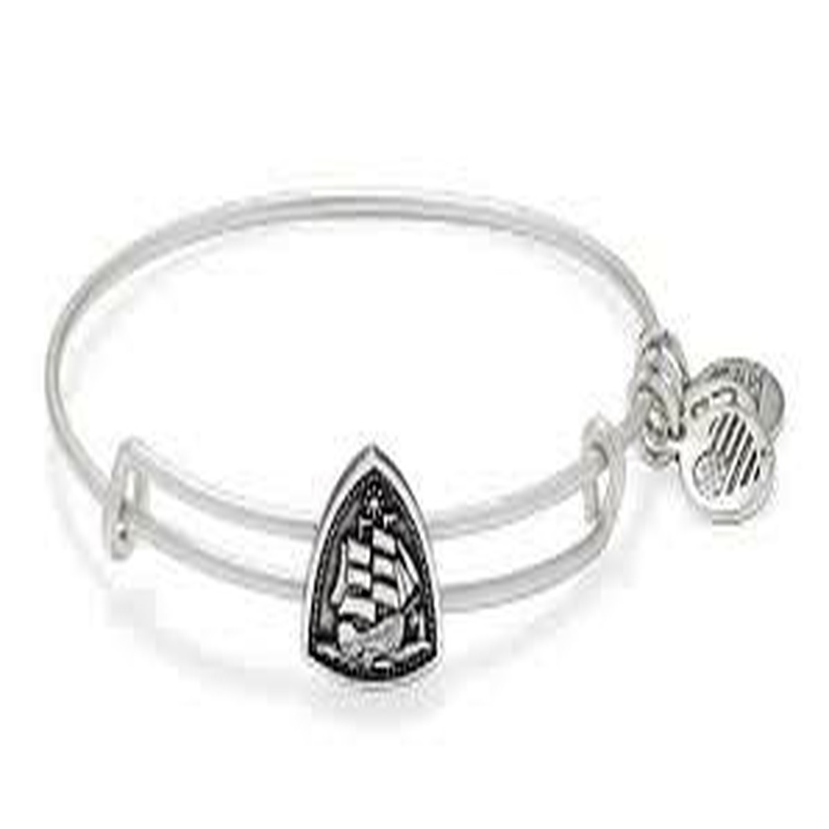 Steady Vessel Slider Bangle Bracelet (Silver)