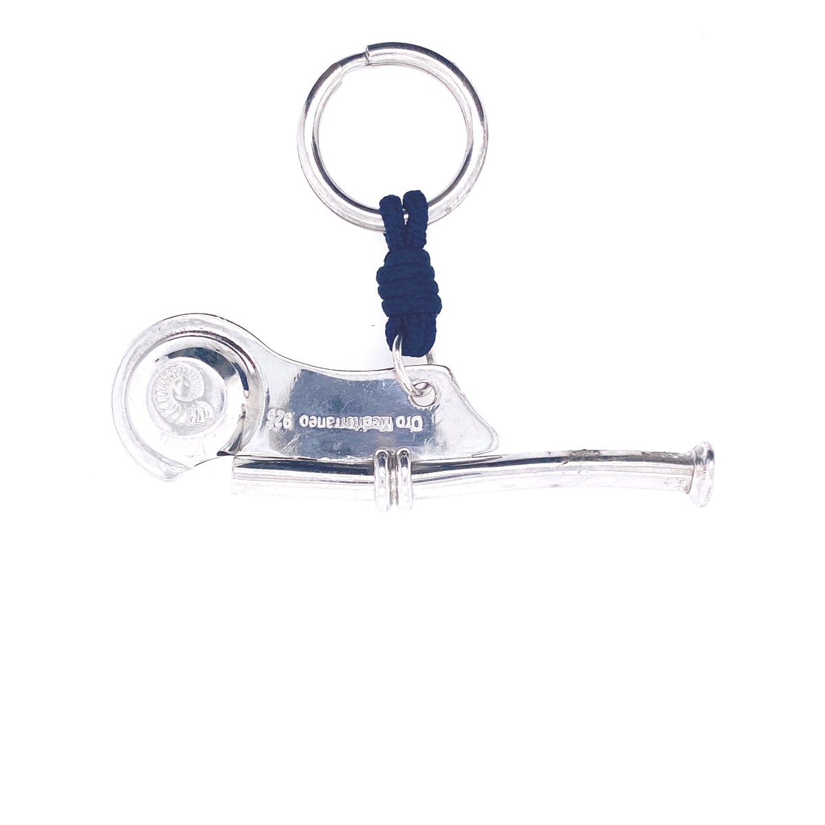 Navy Blue Rope Keychain